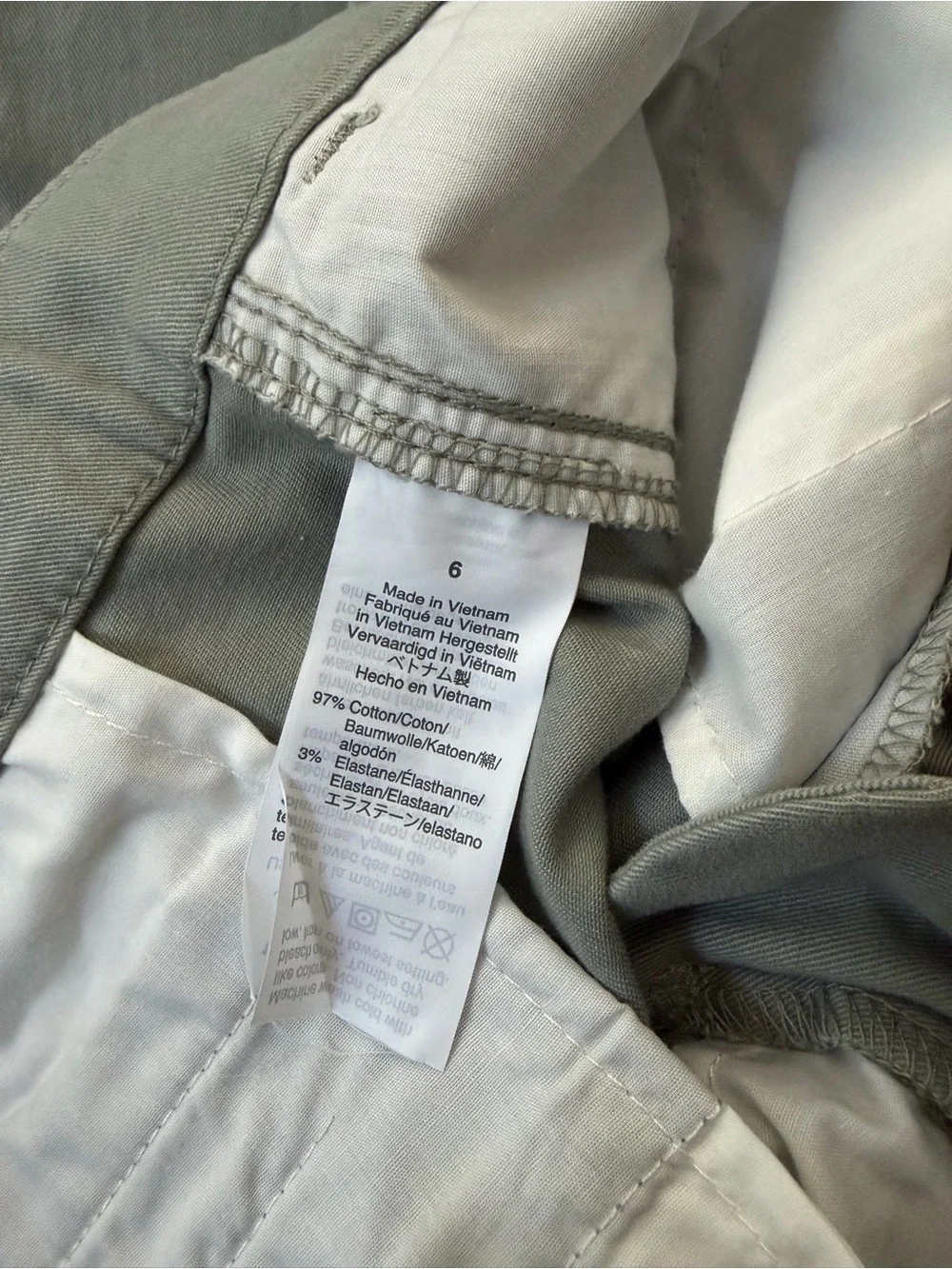 J.Crew Relaxed Cotton Chino Pants in Sage Green